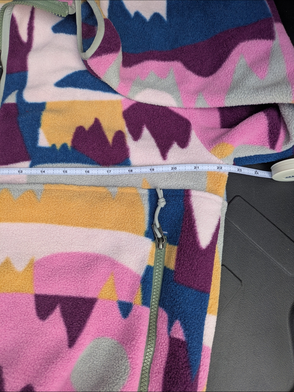 Patagonia Synchilla Half-Zip Fleece Pullover Frontera Marble Sz:M Outdoorsy Cozy - Picture 5 of 10